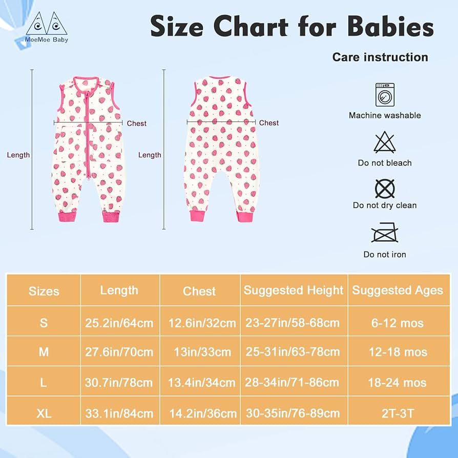 Saco de dormir con piernas 1.0 tog 6-12 meses