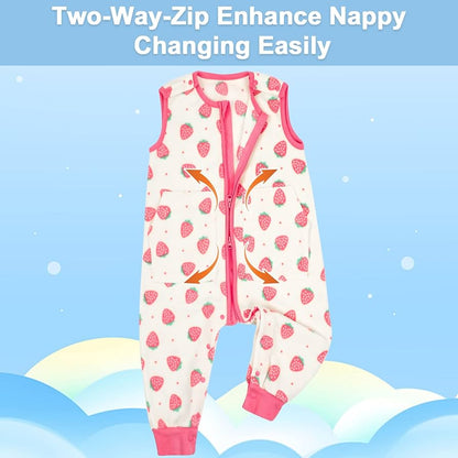 Saco de dormir con piernas 1.0 tog 6-12 meses