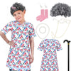 Disfraz de abuelita de 4-6 años