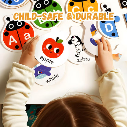 Juego de rompecabezas de alfabeto a juego