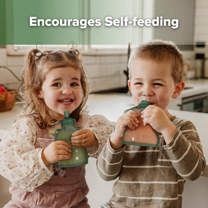 Haakaa Yummy Pouch Bolsa reutilizable para alimentos para bebés