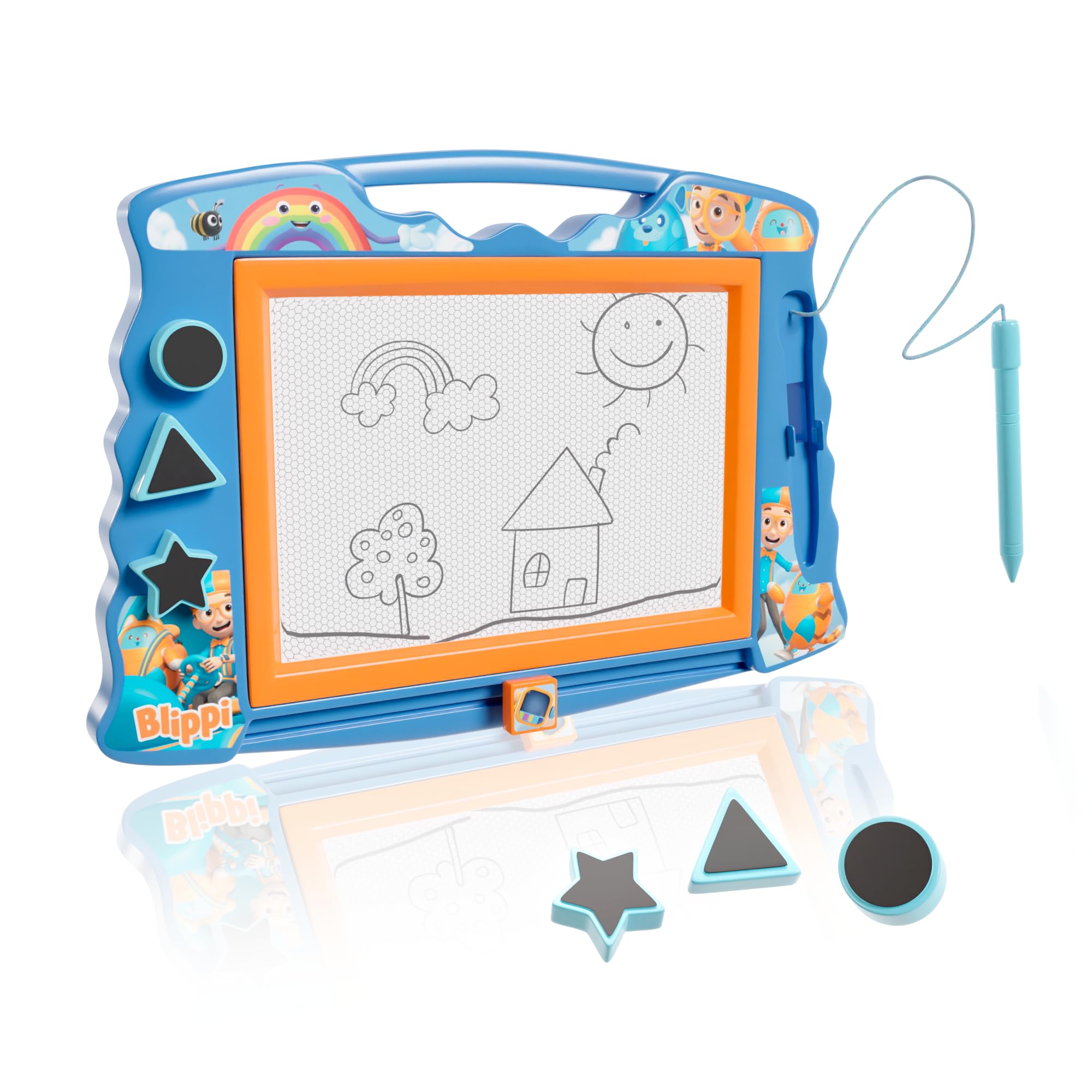 Dibujo magnético Lolipop Blippi con bolígrafo y sellos magnéticos