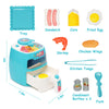 Juguete de freidora de aire de simulación, electrodomésticos de cocina