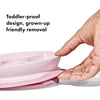 OXO Plato dividido con succión Tot Stick and Stay - Blossom