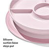 OXO Plato dividido con succión Tot Stick and Stay - Blossom