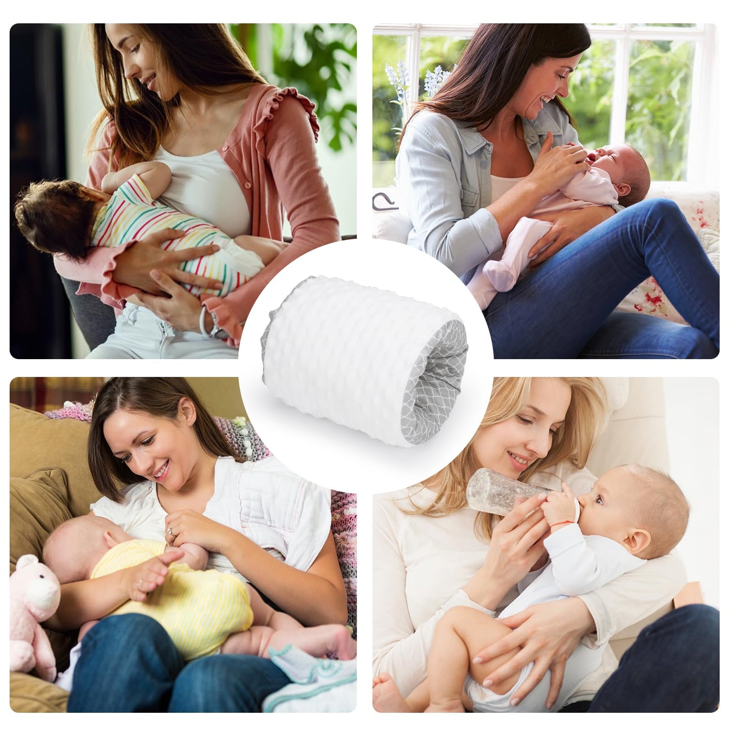 KAKIBLIN Almohada de brazo de lactancia para bebé
