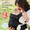 Momcozy Portabebés de malla transpirable, ergonómico y ligero para bebés de 7 a 44 libras con soporte lumbar