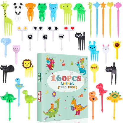 DOUDOULE 160 púas de comida para niños