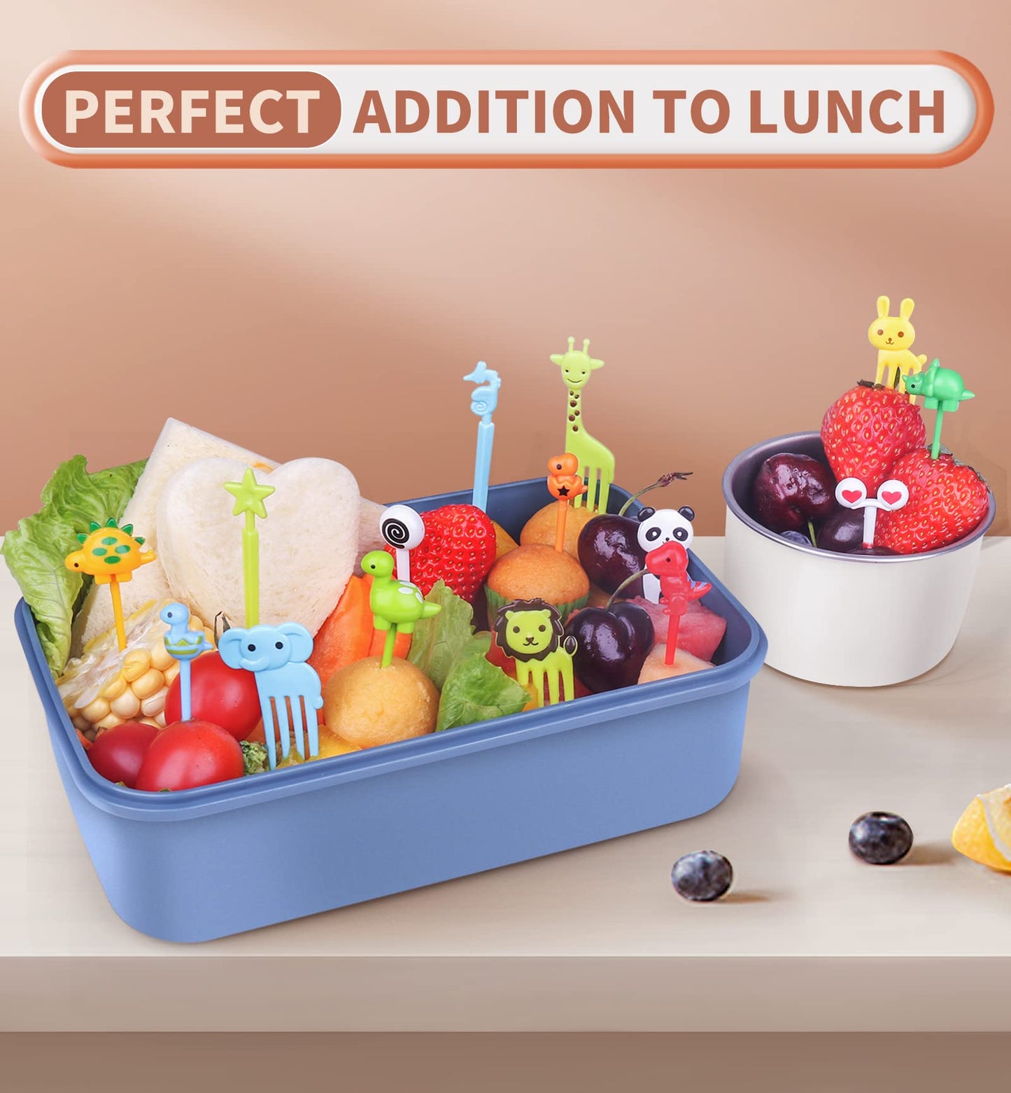 DOUDOULE 160 púas de comida para niños