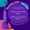 CoComelon x BURSTkids Cepillo de dientes sónico con cerdas suaves de color negro carbón
