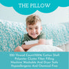 Almohada infantil Little Sleepy Head, color blanco, 13 x 18
