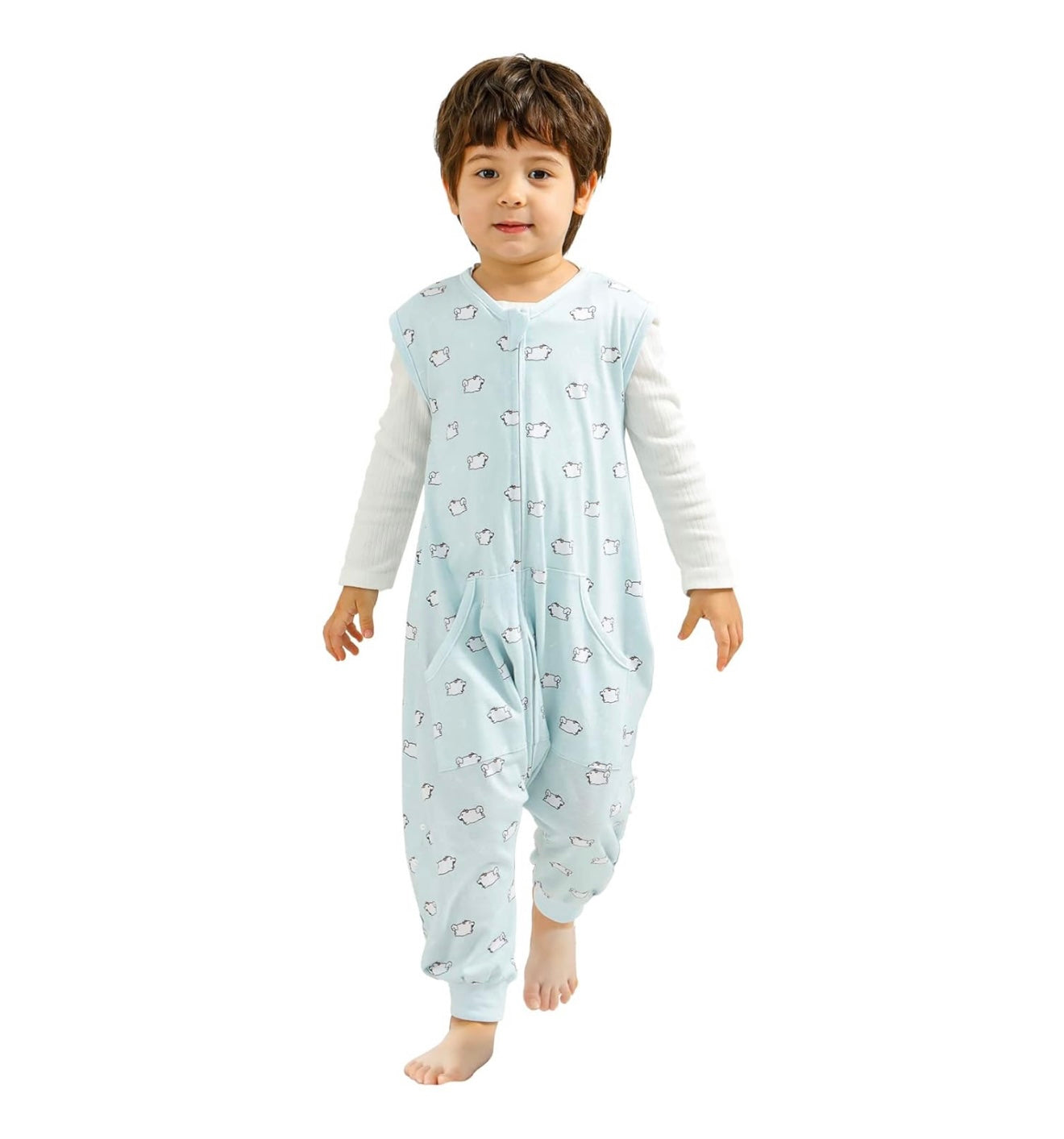 WONDAY Saco de dormir con piernas, 0.5TOG, 3-5 años