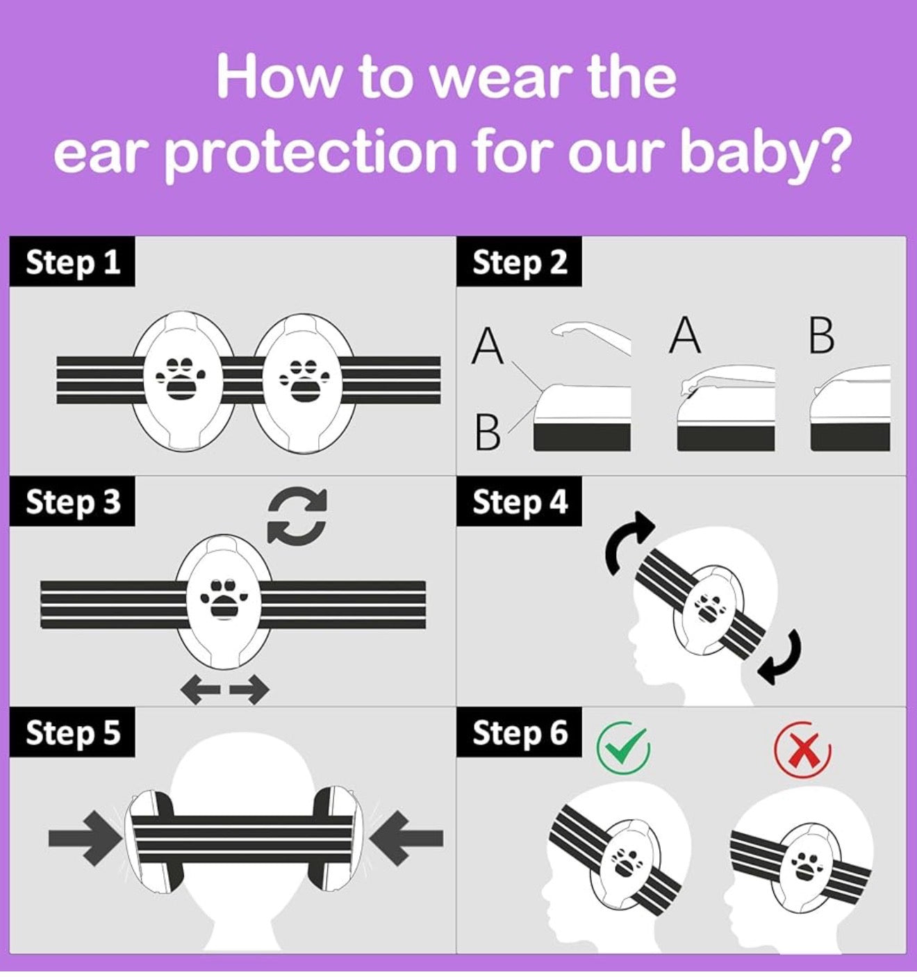 Protección auditiva para bebés: certificación CE y CPC para bebés de hasta 36 meses