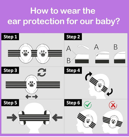 Protección auditiva para bebés: certificación CE y CPC para bebés de hasta 36 meses