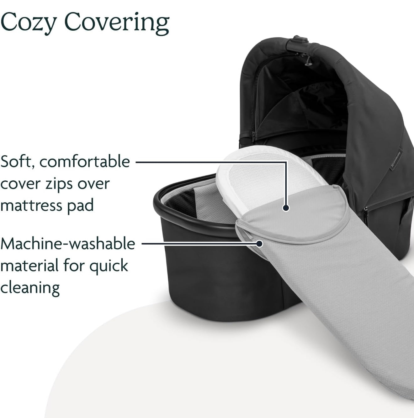Funda de colchón UPPAbaby Bassinet V3/Funda adicional para cunas