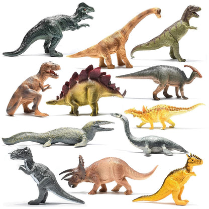 12 Dinosaurios realistas de 25cm