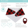 The Peanutshell Baberos bandana para bebés, niños o niñas, paquete de 8 unidades