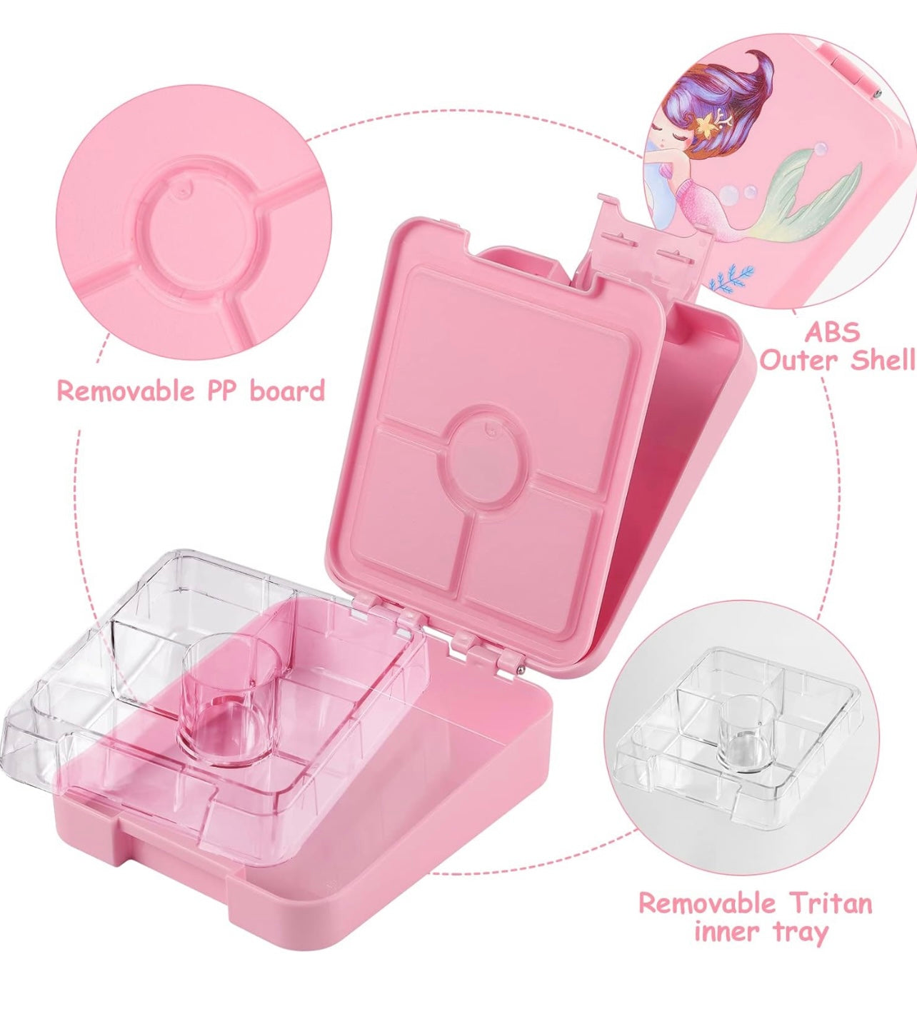 AOHEA lonchera bento sirena