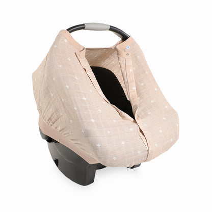 Little Unicorn Toldo para asiento de automóvil de muselina 100% algodón