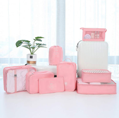 Juego de 8 cubos de equipaje organizadores