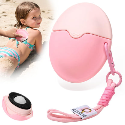 Aplicador de protector solar para niños y familias con bola de rodillo