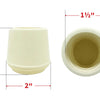 Shepherd Hardware - Puntas de goma de 1-1/2 pulgadas de diámetro interior