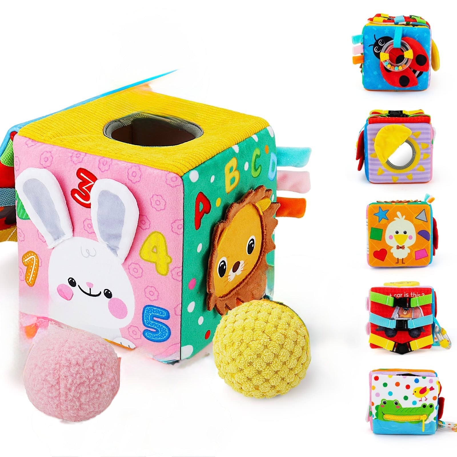 beetoy Cubo sensorial ocupado para bebé