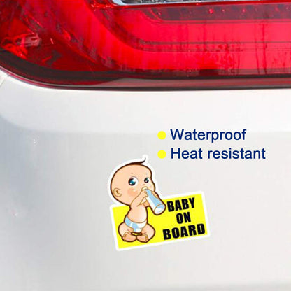 Calcomanía de advertencia de seguridad para conductor