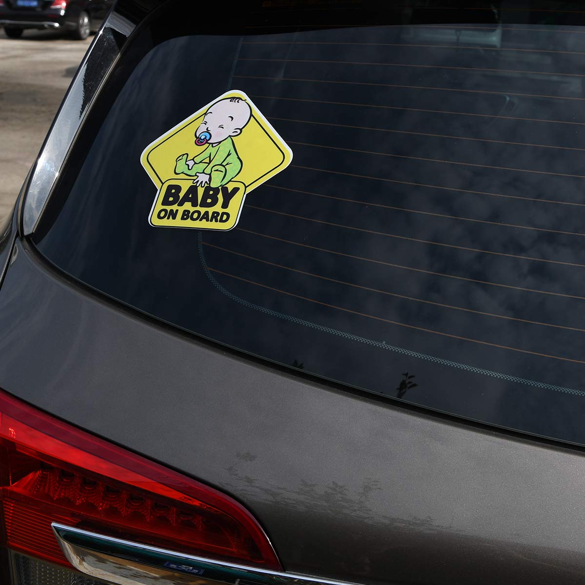 Calcomanía de advertencia de seguridad para conductor