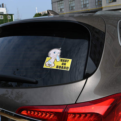 Calcomanía de advertencia de seguridad para conductor