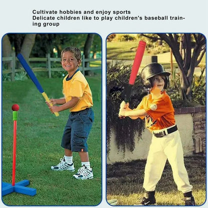 Bate de Béisbol para Niños ANGGREK Juguetes Al Aire Libre Seguridad Suave 53x35x3cm