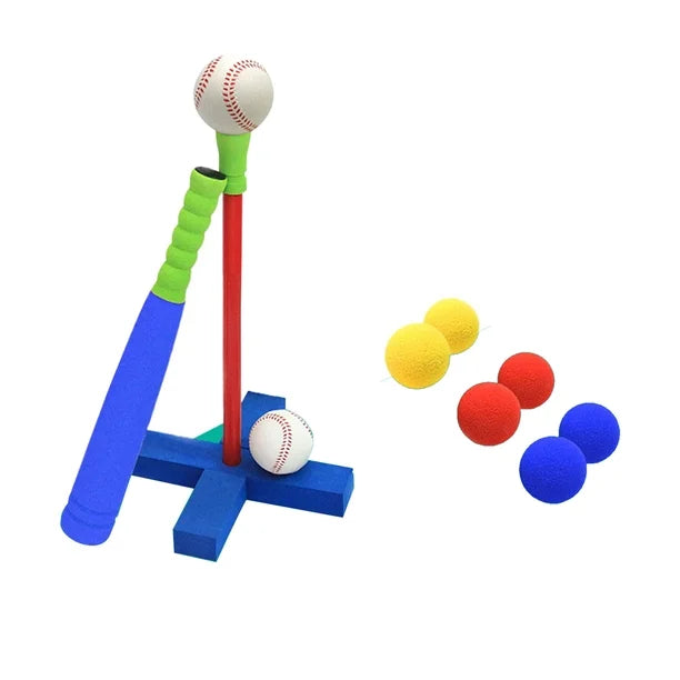 Bate de Béisbol para Niños ANGGREK Juguetes Al Aire Libre Seguridad Suave 53x35x3cm