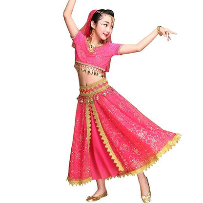 Disfraz de danza del vientre, vestido de Bollywood, talla 6