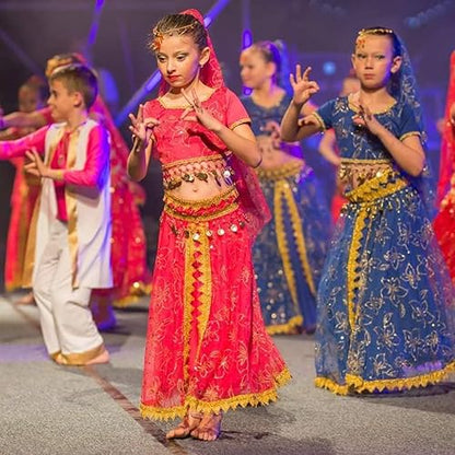 Disfraz de danza del vientre, vestido de Bollywood, talla 6