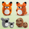 Kit de ganchillo para principiantes, kit de 4 piezas