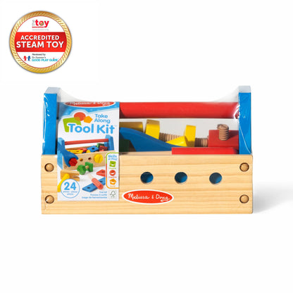 Melissa & Doug – Take-Along. Kit de herramientas, Estándar