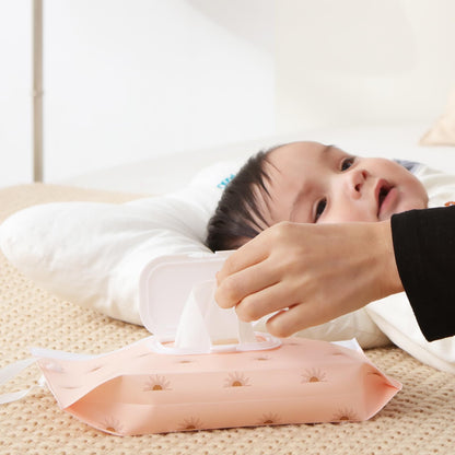 Estuche portátil recargable para toallitas para bebés