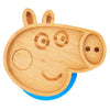 Peppa Pig- Plato de bamboo