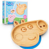 Peppa Pig- Plato de bamboo