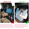 Almohada de viaje para el asiento trasero del automóvil, almohada para niños