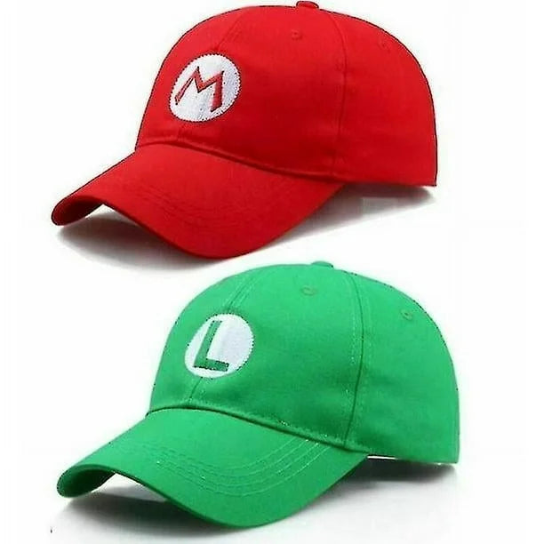 Gorras de Mario y Luigi