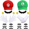 Super Bros Luigi Adulto Sombrero Gorra Disfraz Cosplay