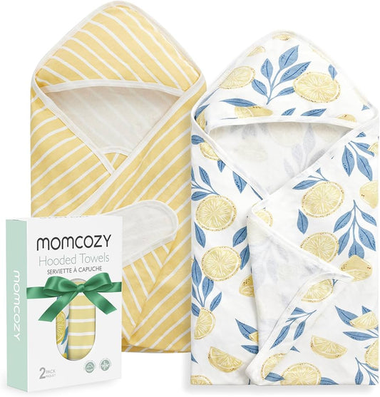 Momcozy Toalla de baño para bebé con capucha