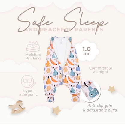 Nyte Nyte Baby - Saco de dormir suave sin mangas, 12-18 meses