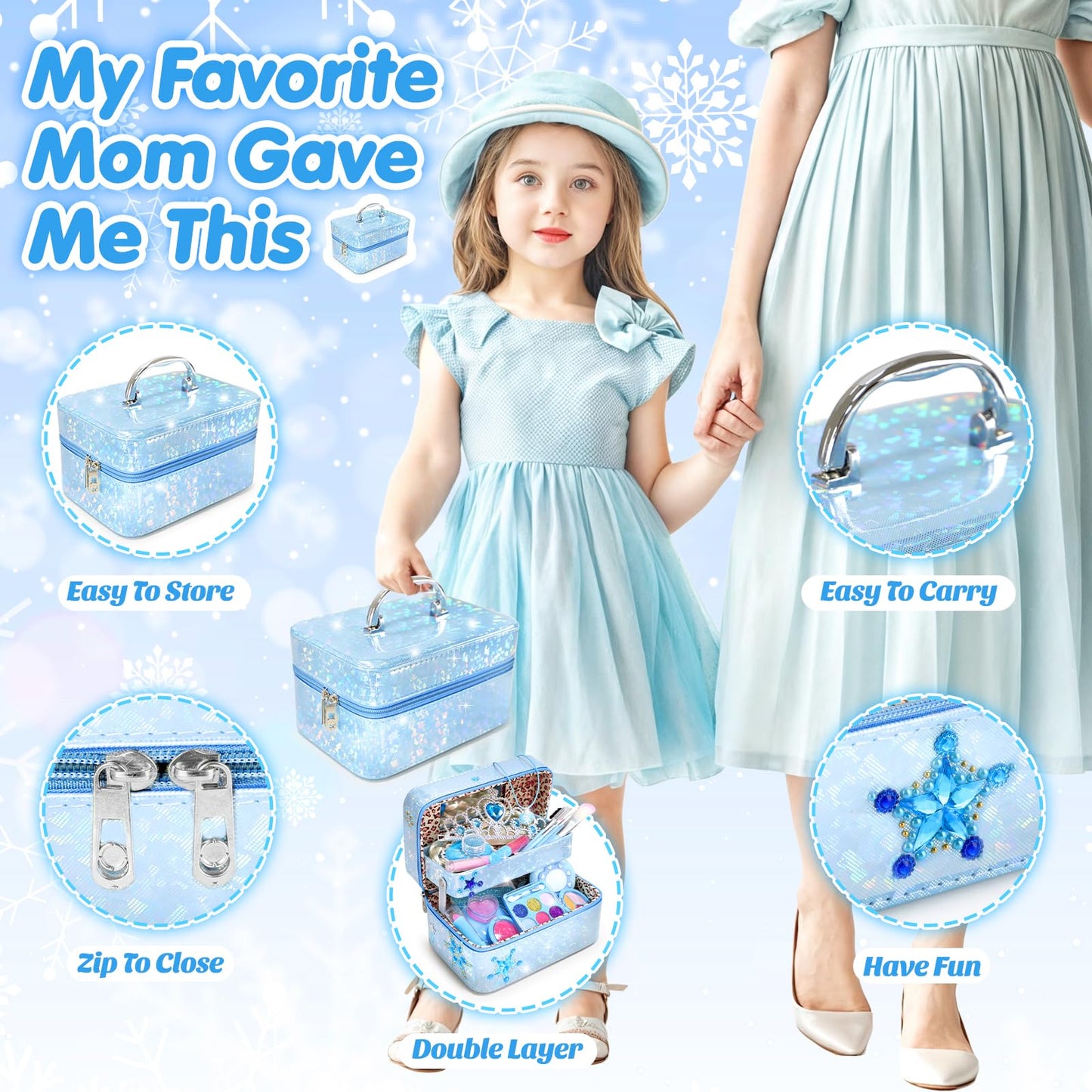 Kit de maquillaje de Frozen, lavable