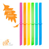 Elk and Friends | The Original Glass Mason Jars 12 oz con fundas de silicona y pajitas