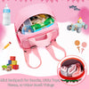 Accmor - Mochila para niños pequeños con correa, mini mochilas 4 en 1 para niños con eslabón de muñeca antipérdida