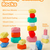 D-FantiX 39 piedras apilables de silicona para clasificar rocas