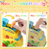 PLAY Juego de creaciones de cocina de masa de color 2 en 1, para hacer fideos para helados