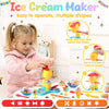 PLAY Juego de creaciones de cocina de masa de color 2 en 1, para hacer fideos para helados